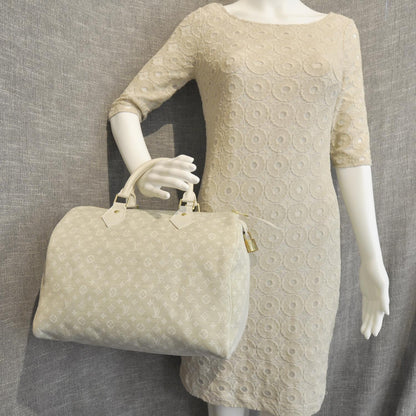 Louis Vuitton Mini Lin Speedy 30 Dune 3 of 9