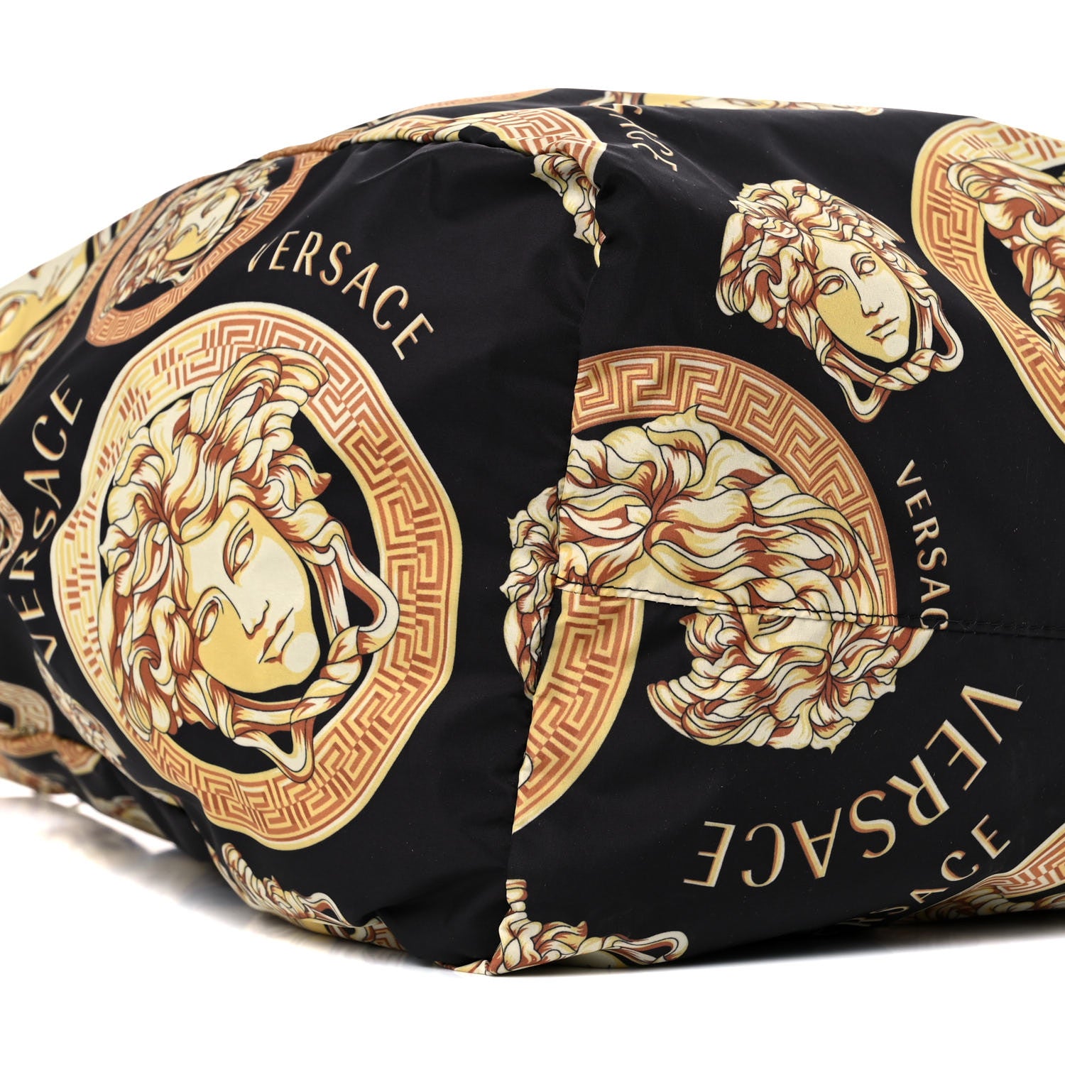 Versace Nylon Medusa Print Tote Black 8 of 9