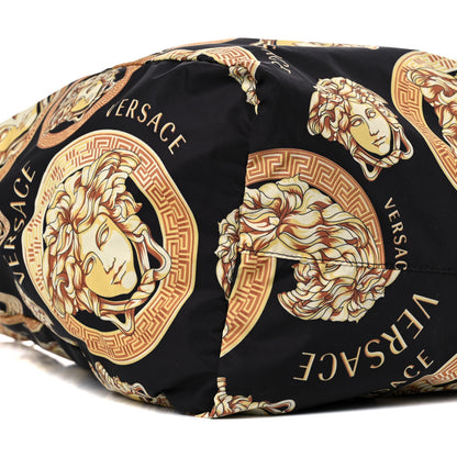 Versace Nylon Medusa Print Tote Black 8 of 9