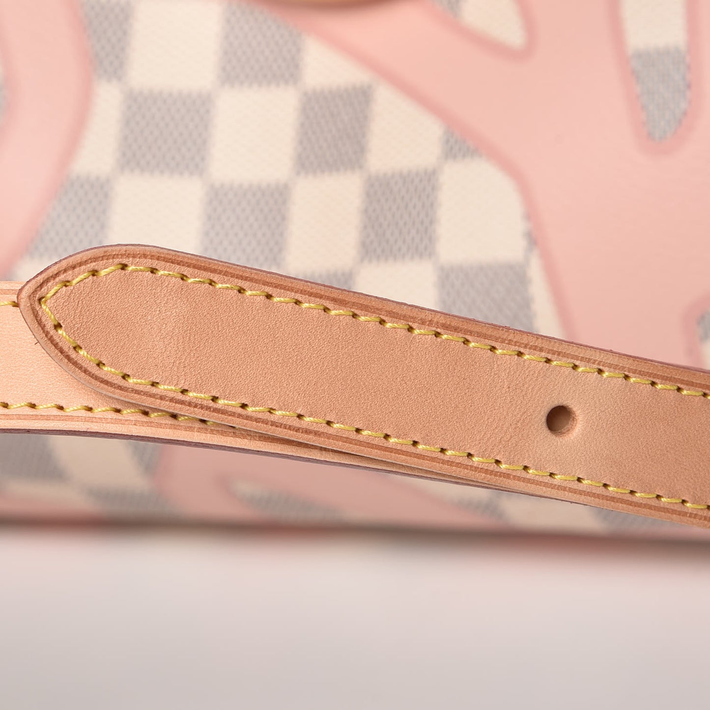 Damier Azur Tahitienne Speedy Bandouliere 30 Rose Ballerine