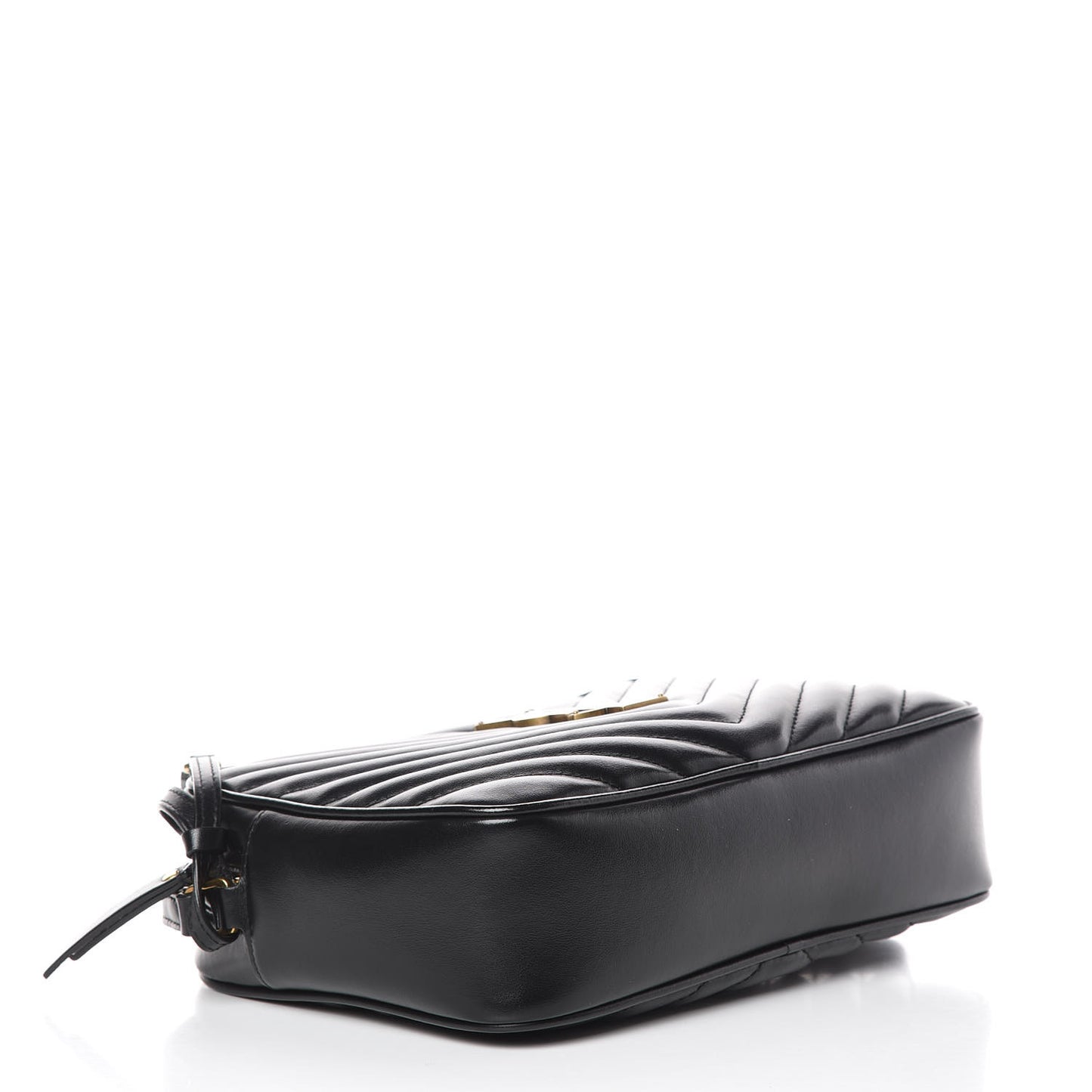 Calfskin Matelasse Monogram Lou Camera Bag Black