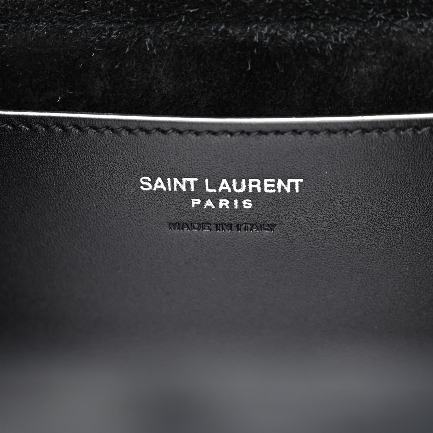 Saint Laurent Calfskin Monogram Take Away Box Black 6 of 11