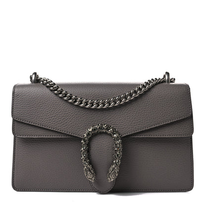 Gucci Pebbled Calfskin Small Dionysus Shoulder Bag Dusty Grey 1 of 7