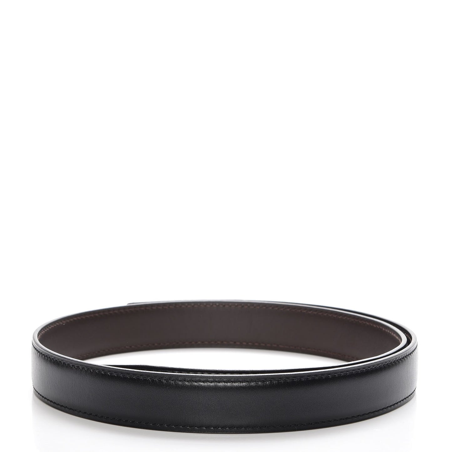 Box Chamonix 24mm Belt Strap 75 Black Chocolate