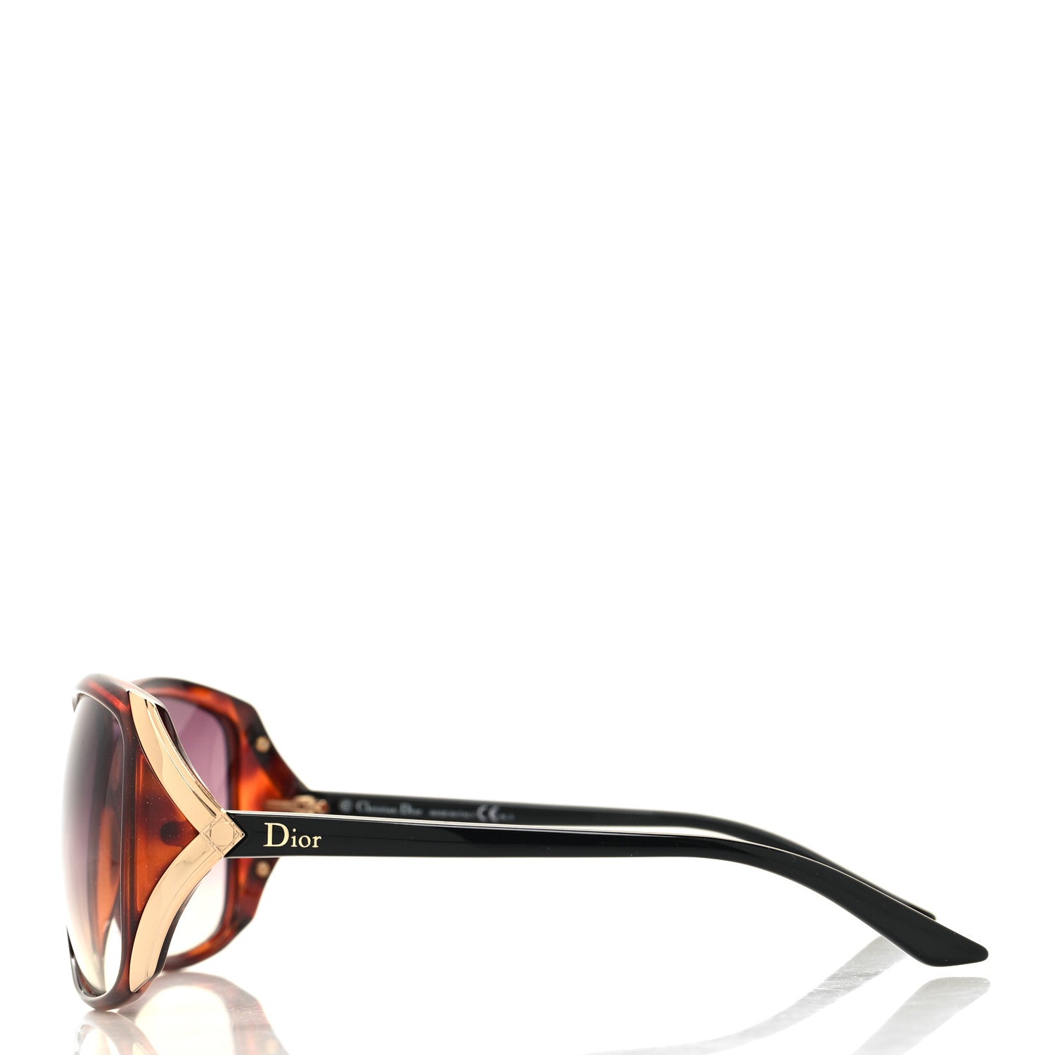 Christian Dior Acetate Dioropposite2 Sunglasses Tortoise 3 of 7
