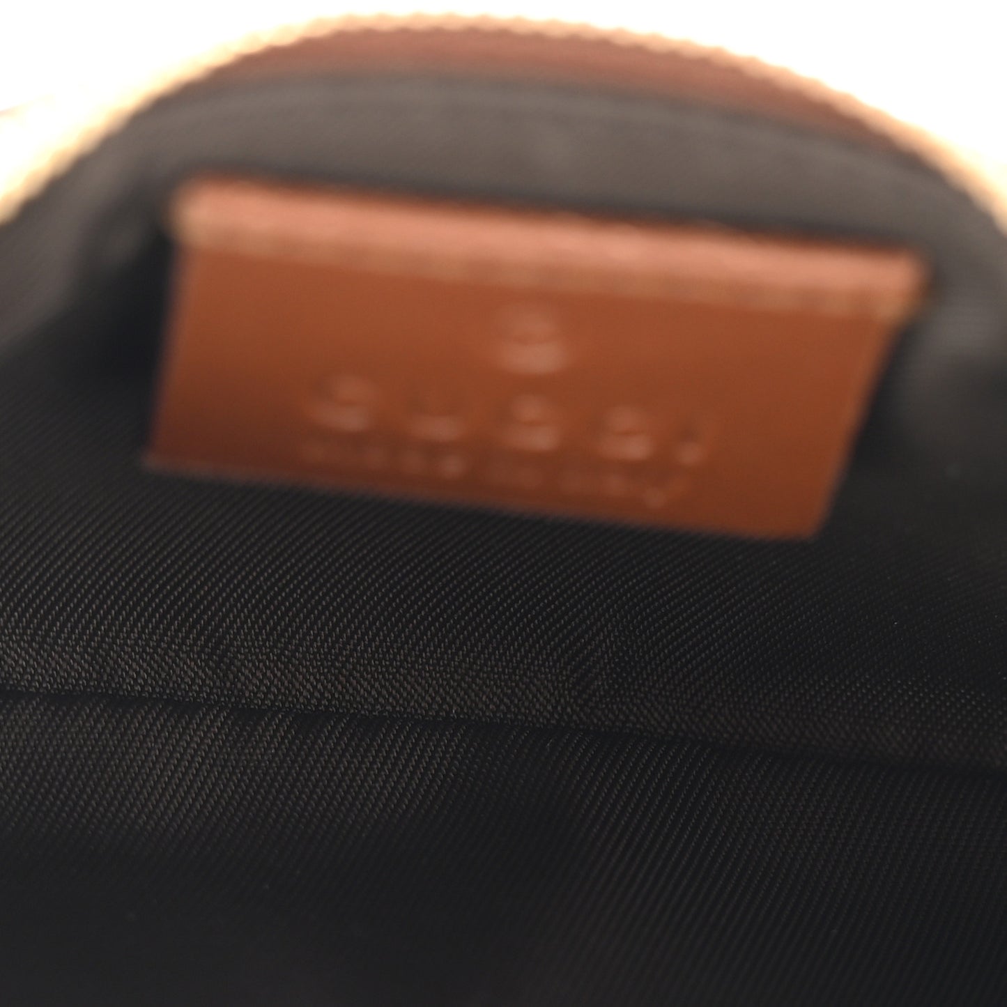 GG Supreme Monogram Key Case Brown
