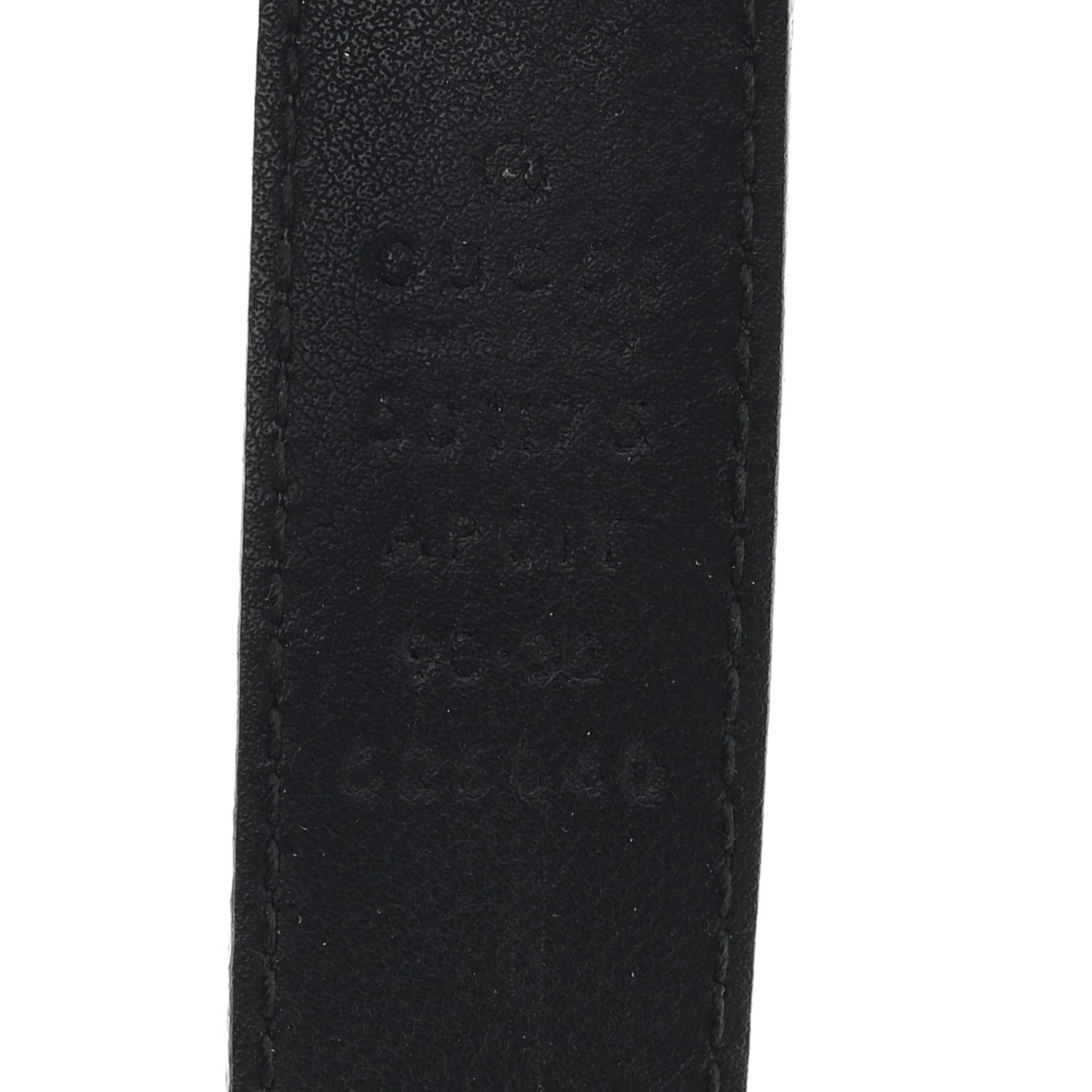 Gucci Calfskin Crystal Double G 90 36 Belt Black 3 of 4
