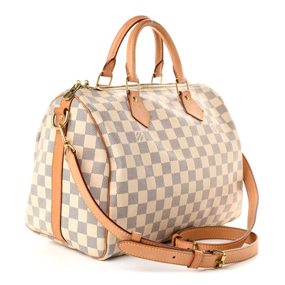 Louis Vuitton Damier Azur Speedy Bandouliere 30 3 of 12