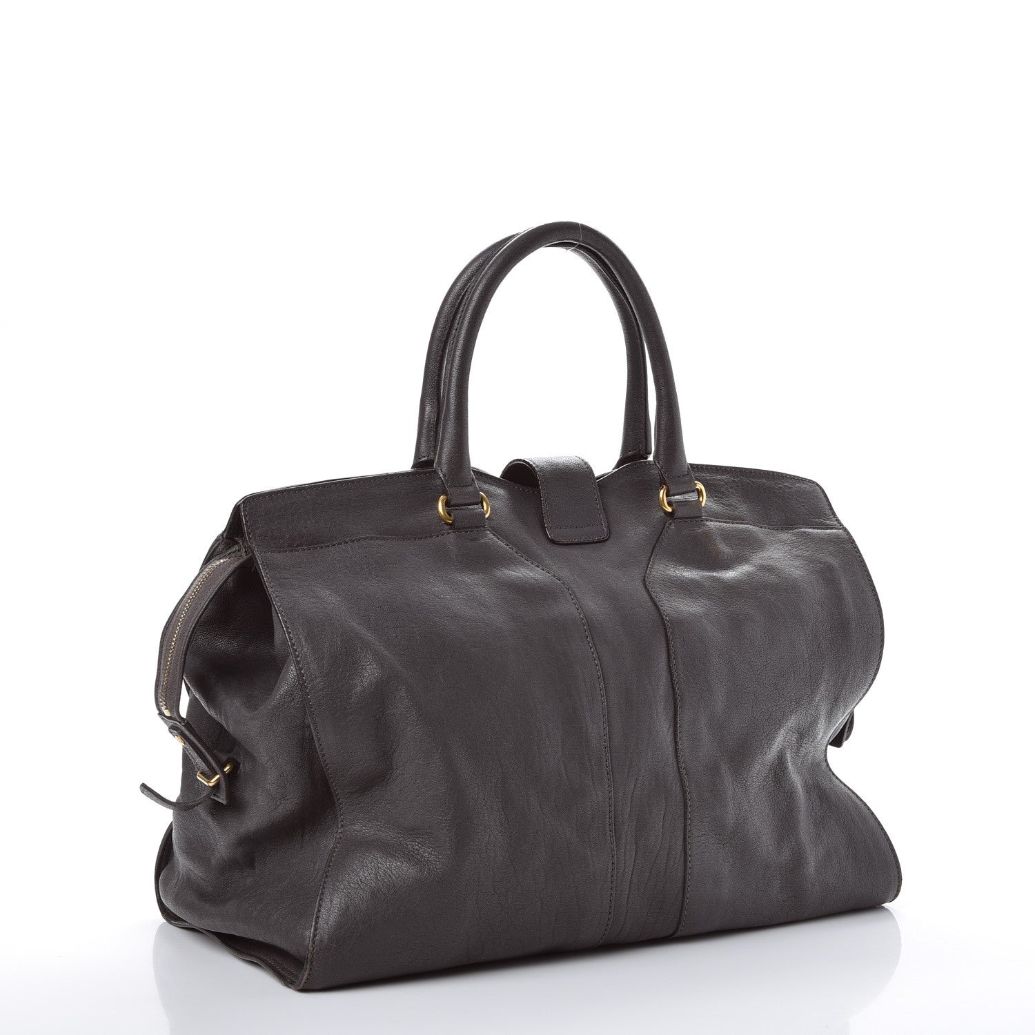 Saint Laurent Sheepskin Large Cabas ChYc Grey 3 of 14