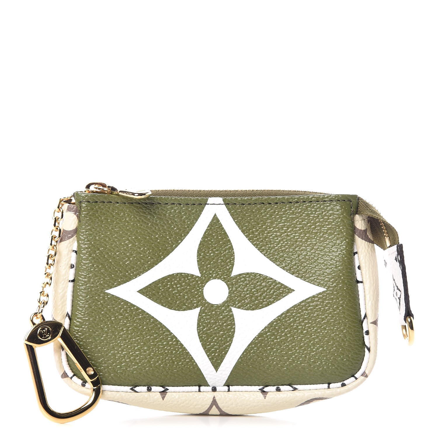 Louis Vuitton Monogram Giant Micro Pochette Accessories Kaki White 1 of 7