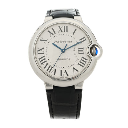 Cartier Stainless Steel Alligator 36mm Ballon Bleu De Cartier Automatic Watch 1 of 5