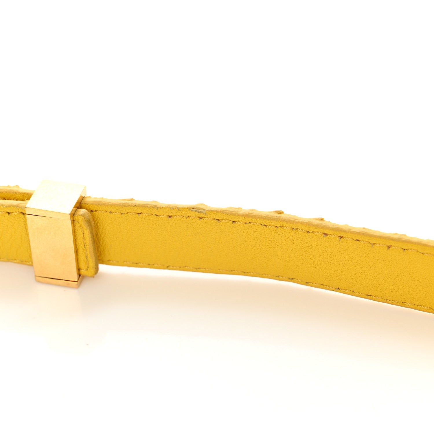 Celine Snakeskin Small Classic Box Flap Bag Yellow 17 of 18