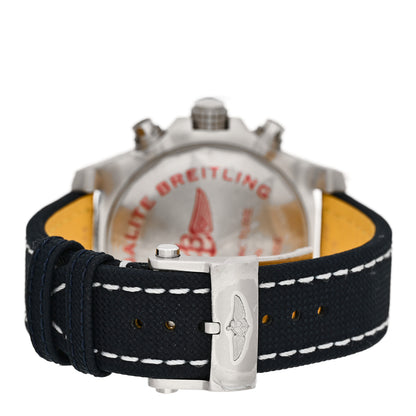 Breitling Stainless Steel Nylon 45mm Avenger Chronograph GMT Automatic Watch Blue A24315 3 of 5