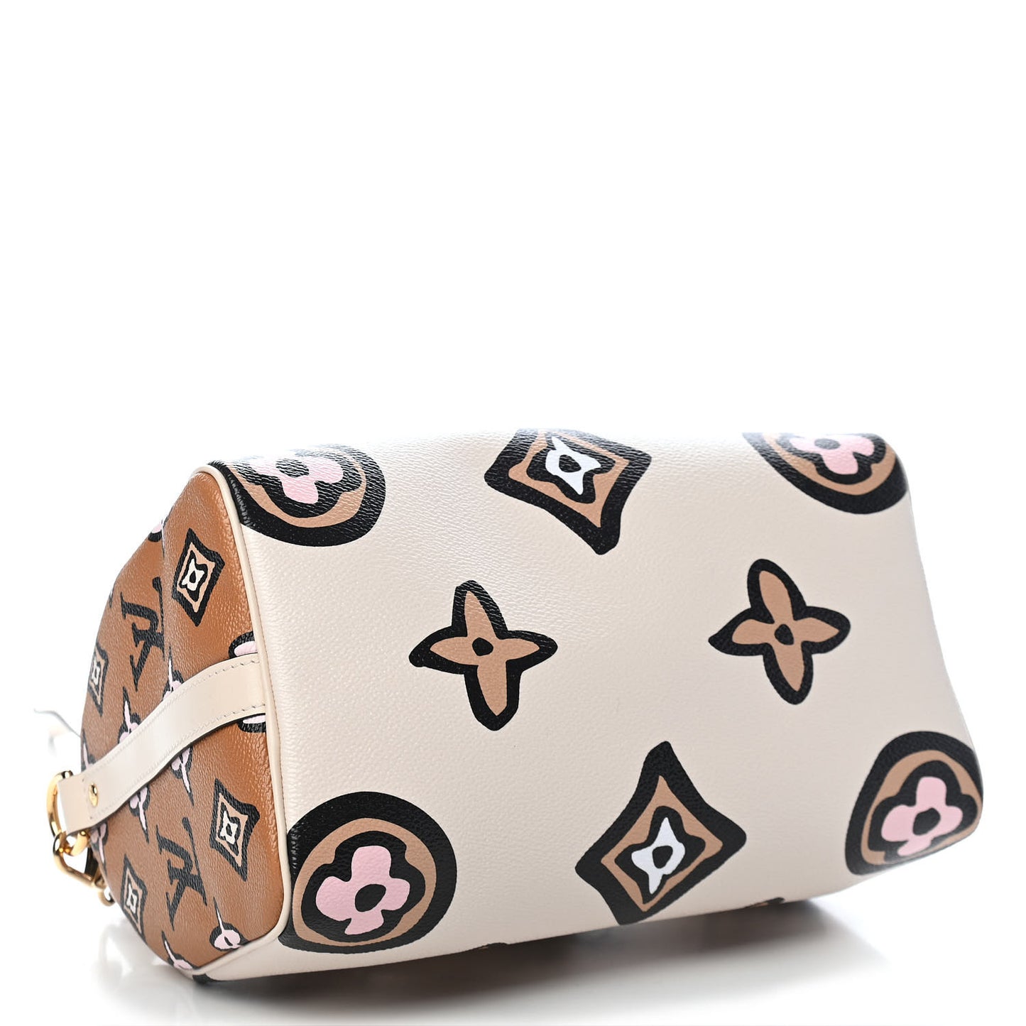 Monogram Giant Wild At Heart Speedy Bandouliere 25 Creme