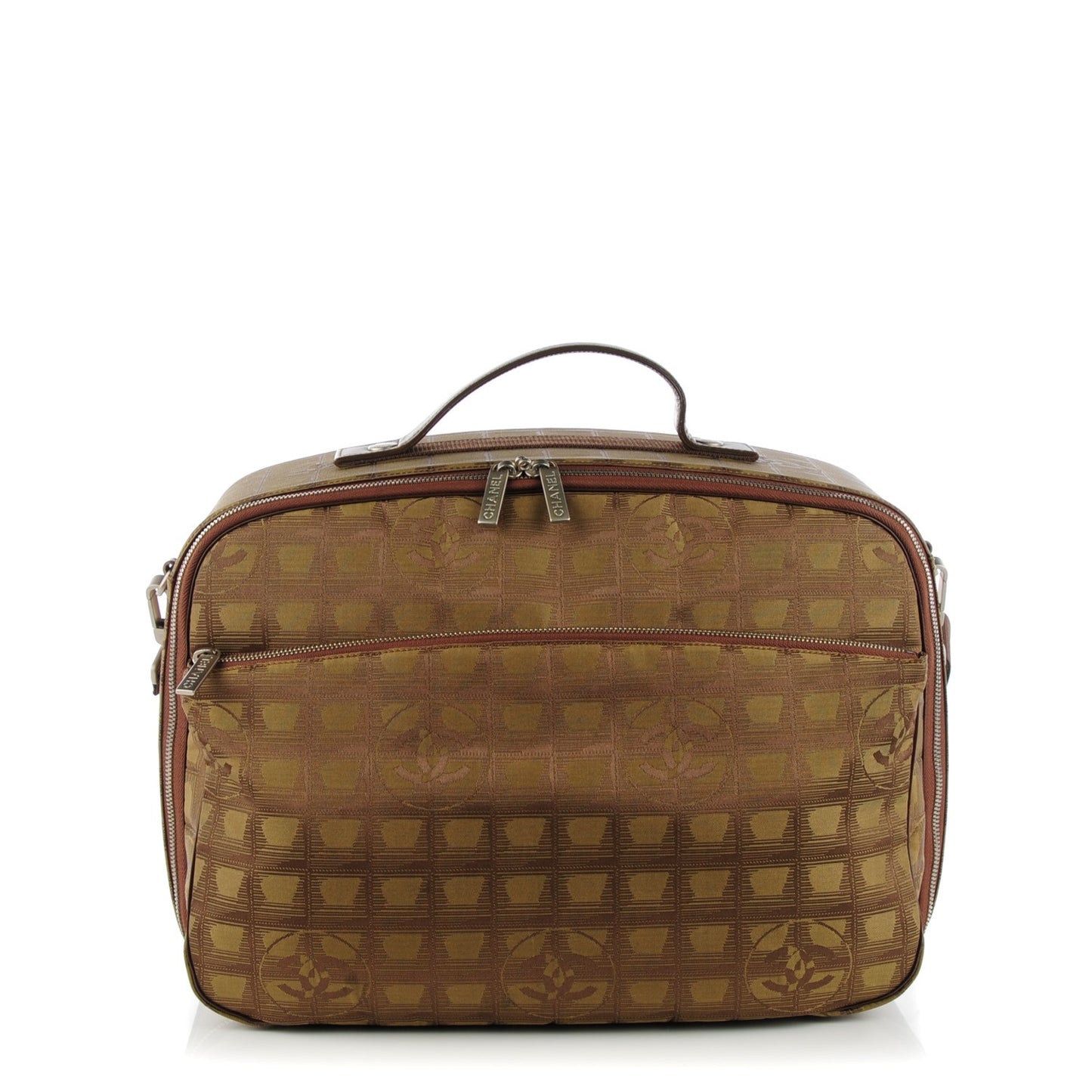 Nylon Travel Small Suitcase Green