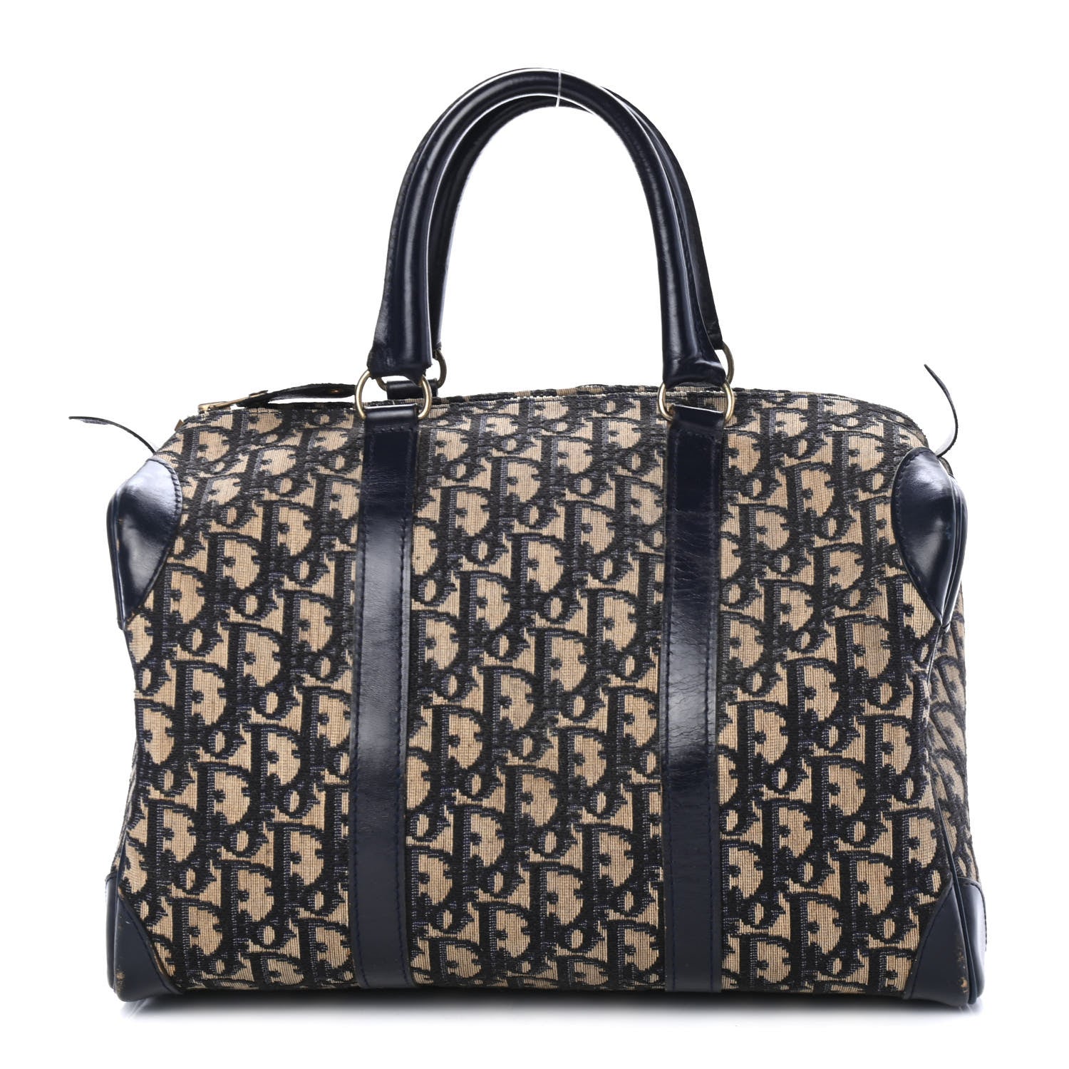 Christian Dior Monogram Boston Navy Blue 1 of 4