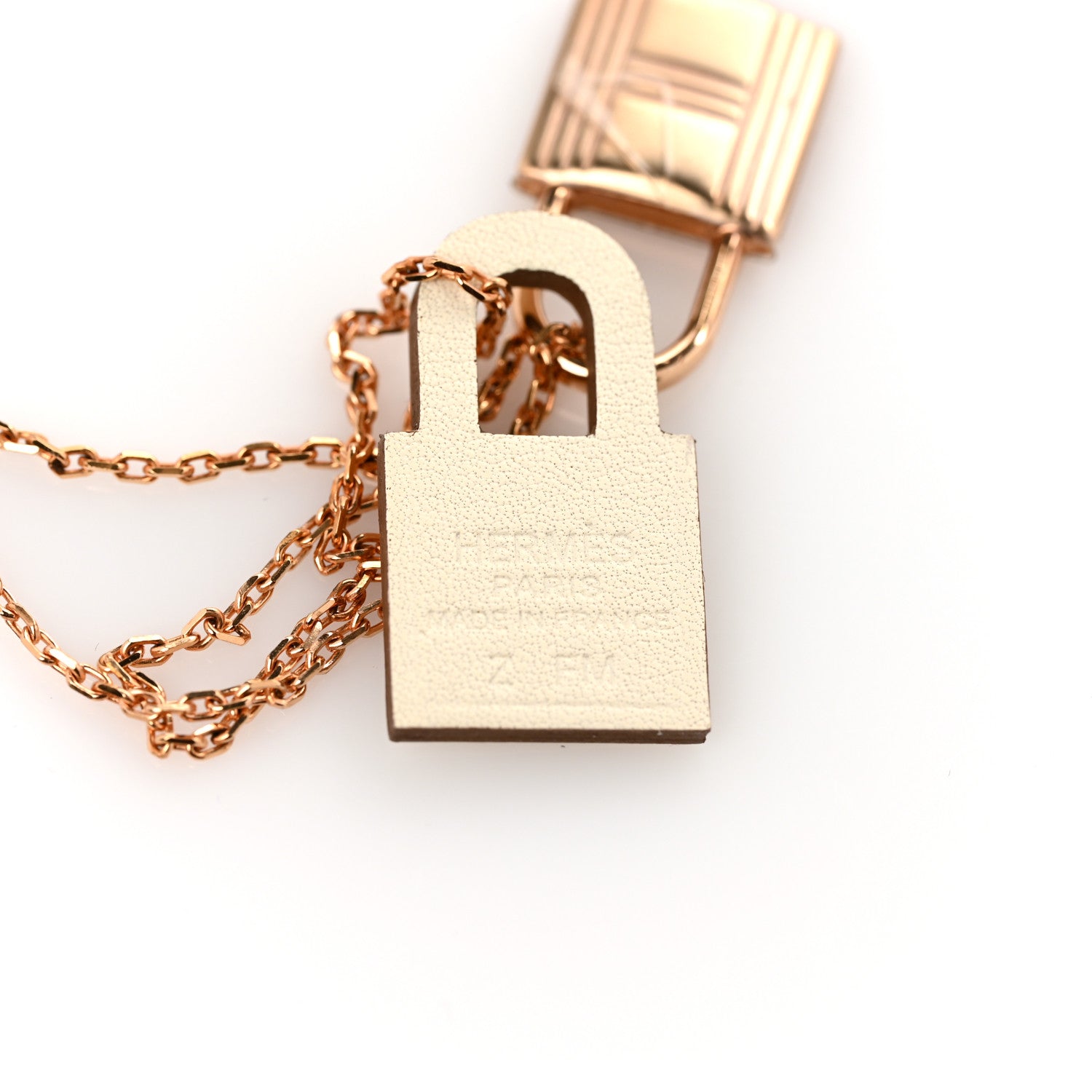 Hermes Swift Small O'Kelly Pendant Necklace Nata 4 of 6