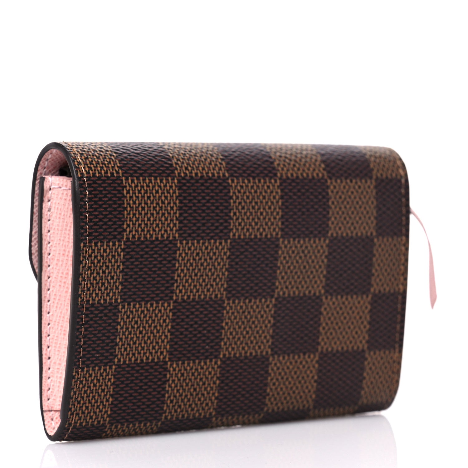 Louis Vuitton Damier Ebene Rosalie Coin Purse Rose Ballerine 3 of 7