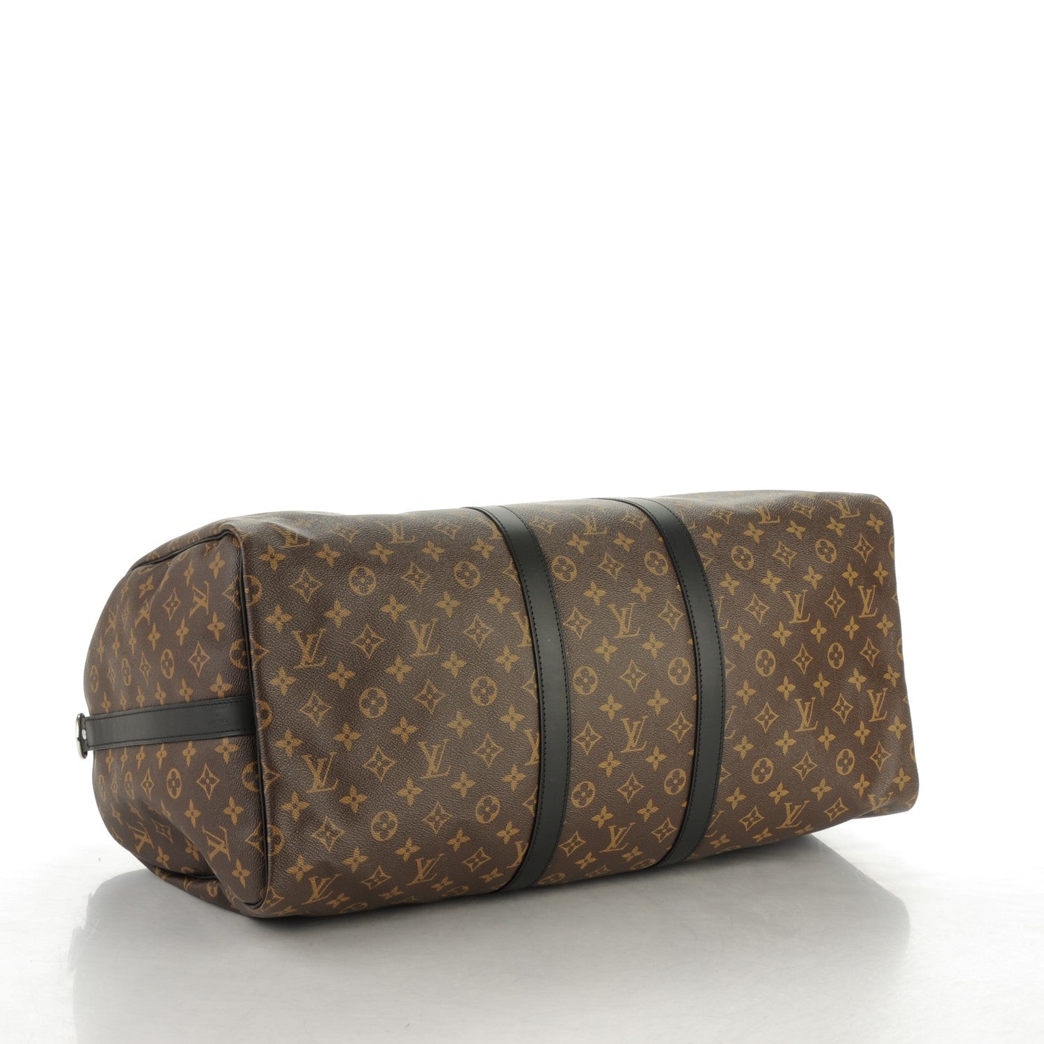 Louis Vuitton Monogram Macassar Keepall Bandouliere 55 4 of 8