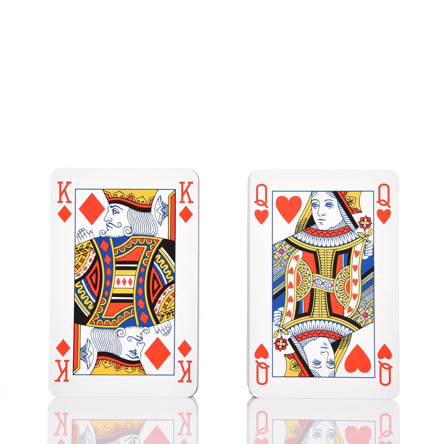 Hermes Paradise Bride Playing Cards 2 Pack Potiron Vert Mousse 3 of 4