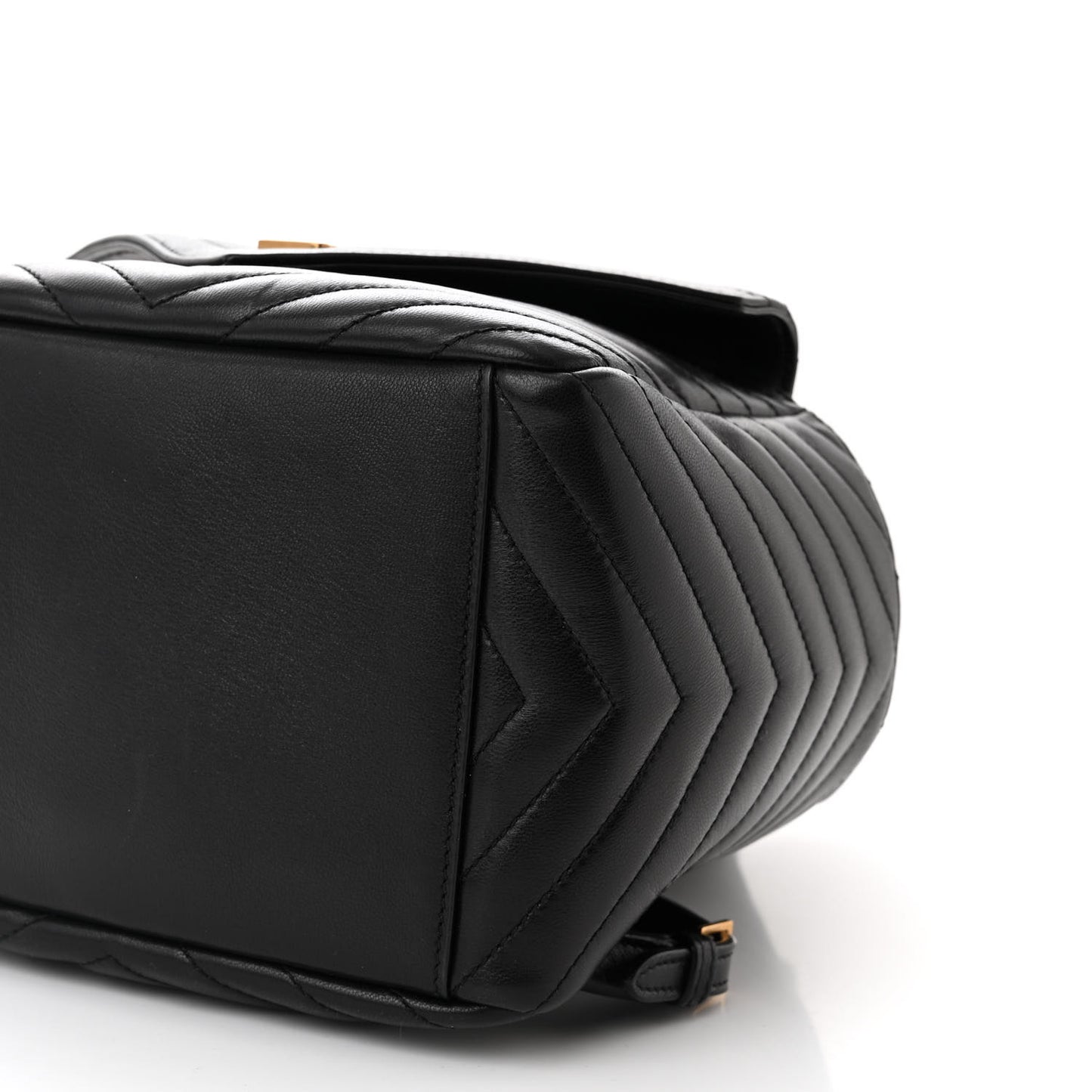 Lambskin Matelasse Monogram Joe Backpack Black