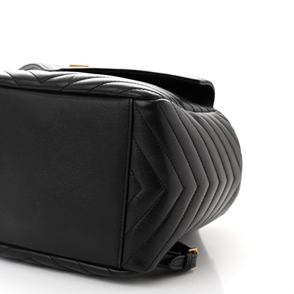 Saint Laurent Lambskin Matelasse Monogram Joe Backpack Black 10 of 10