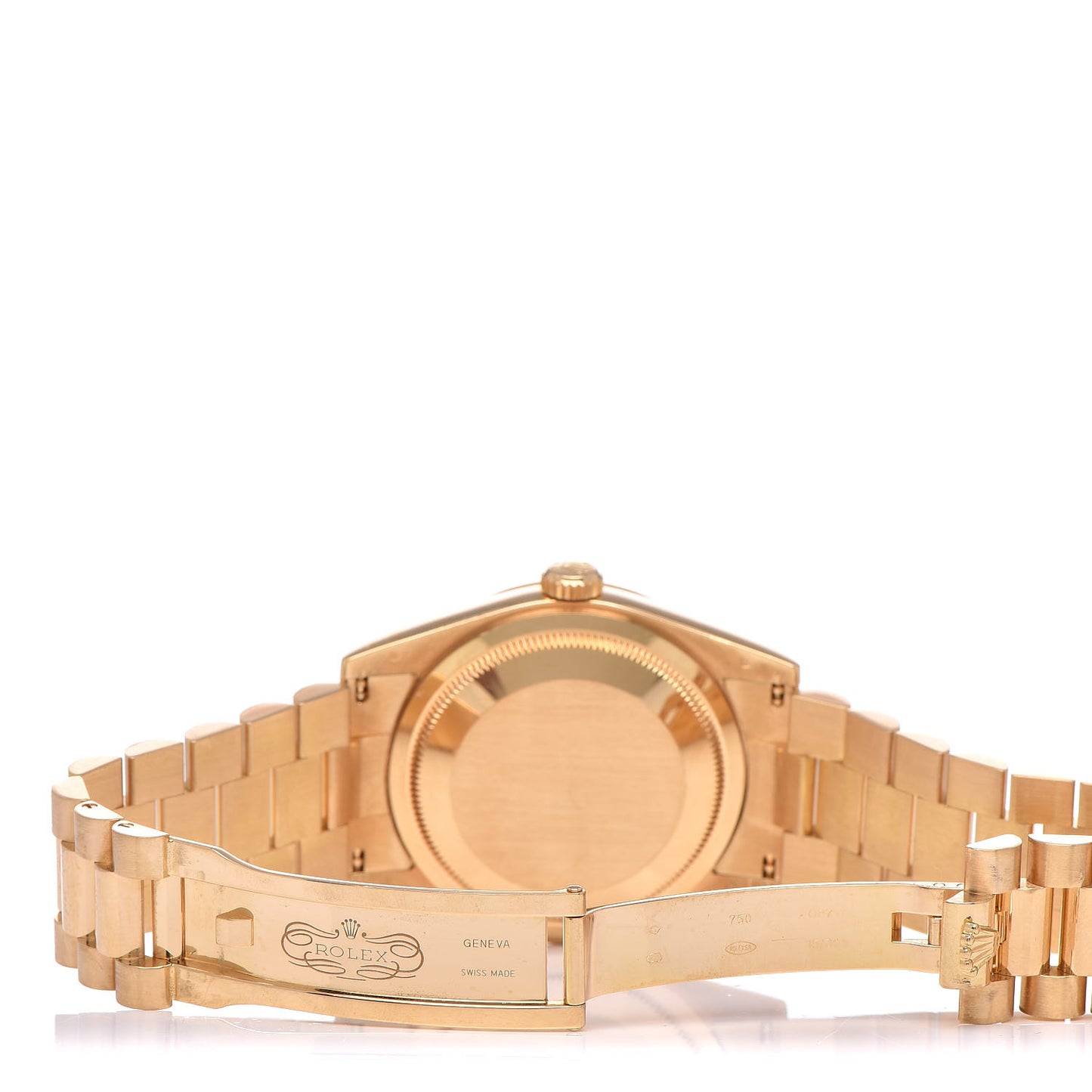 18K Yellow Gold Diamond Meteorite 36mm Oyster Perpetual Day-Date Watch 118238