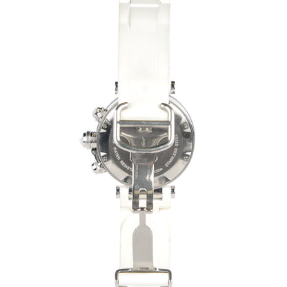 Cartier Stainless Steel Rubber 37mm Pasha C Seatimer Quartz Watch 6 of 12