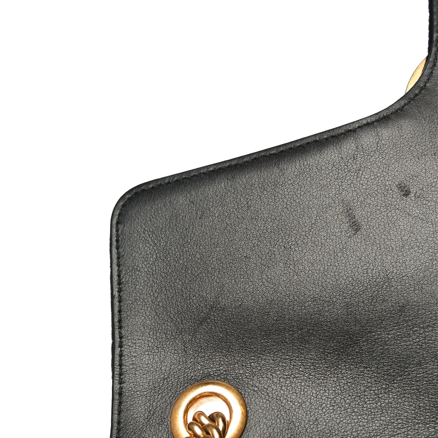 Gucci Velvet Matelasse Medium GG Marmont Shoulder Bag Black 23 of 24