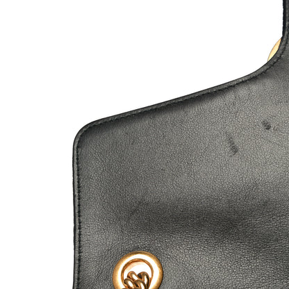 Gucci Velvet Matelasse Medium GG Marmont Shoulder Bag Black 23 of 24