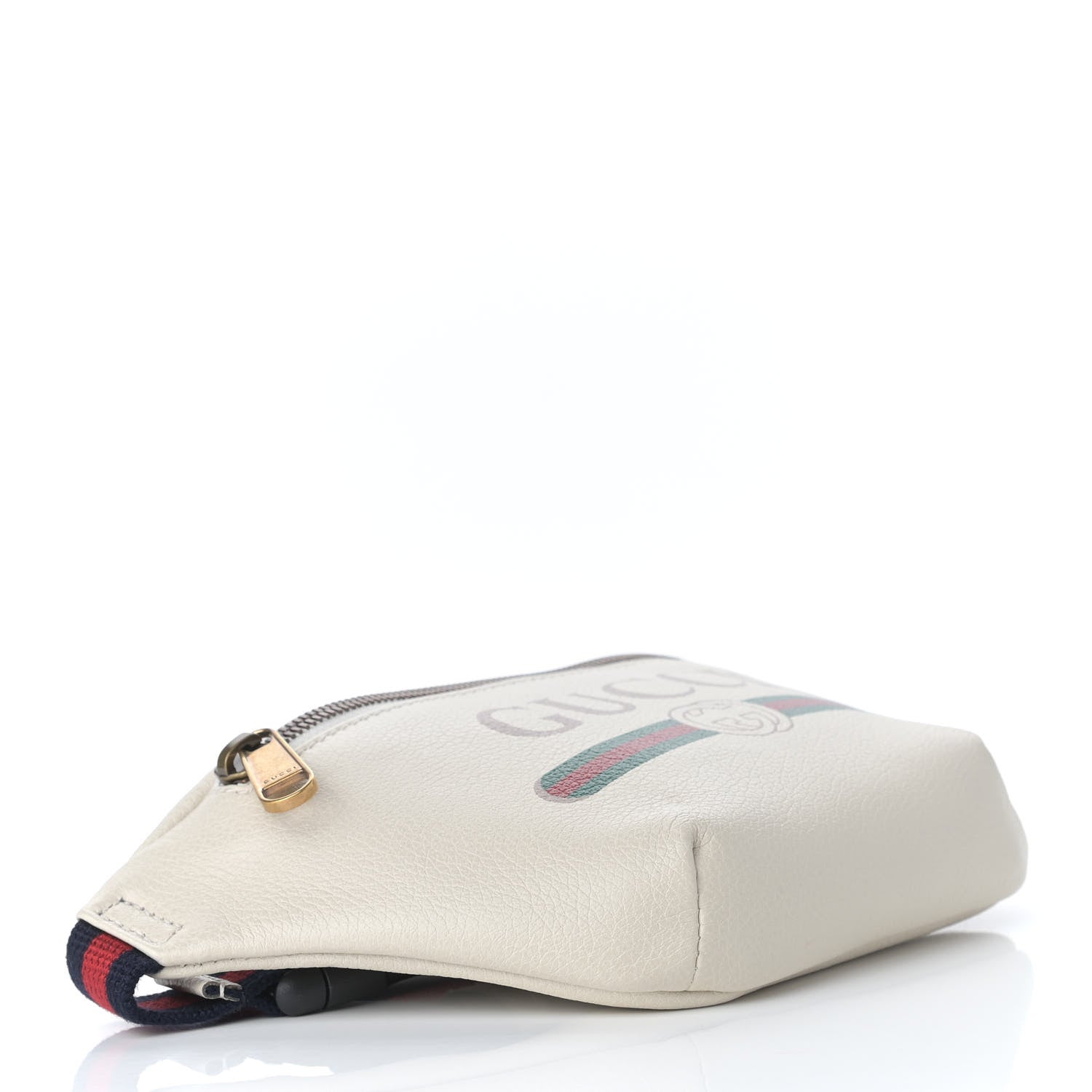 Gucci Grained Calfskin Small Logo Belt Bag White 4 of 9