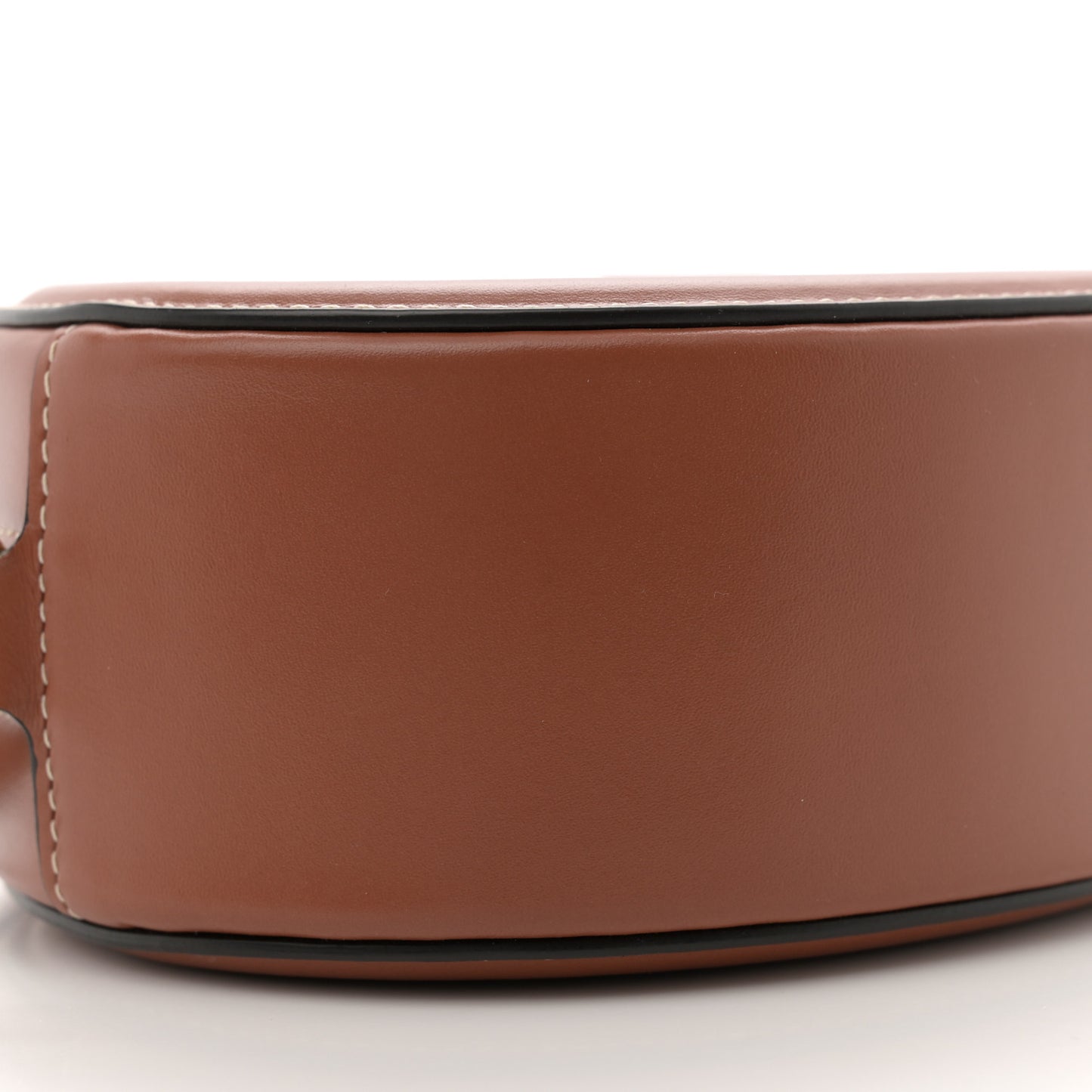 Smooth Calfskin Cuir Triomphe Oval Bag Tan