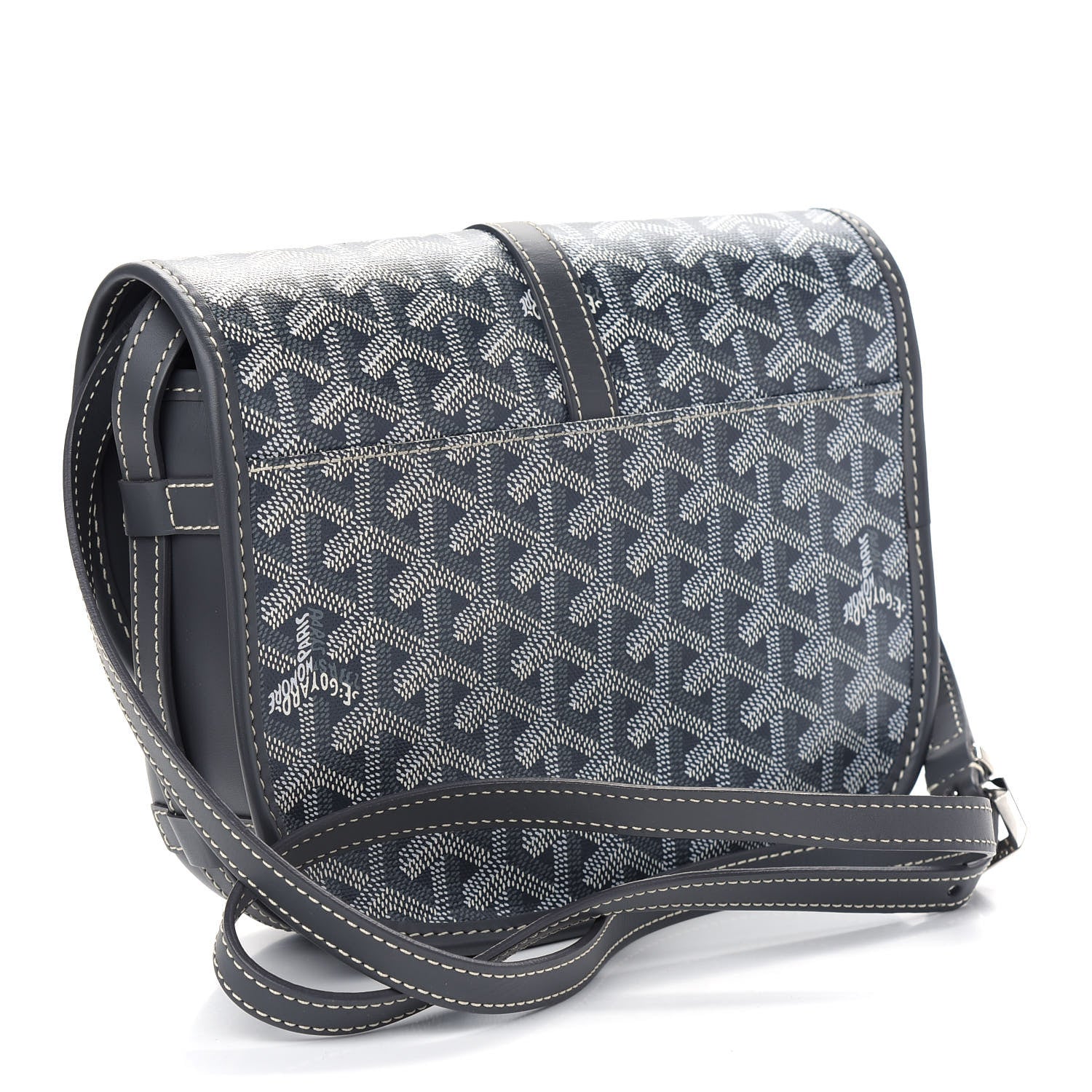 Goyard Goyardine Belvedere II PM Messenger Bag Gray 2 of 9