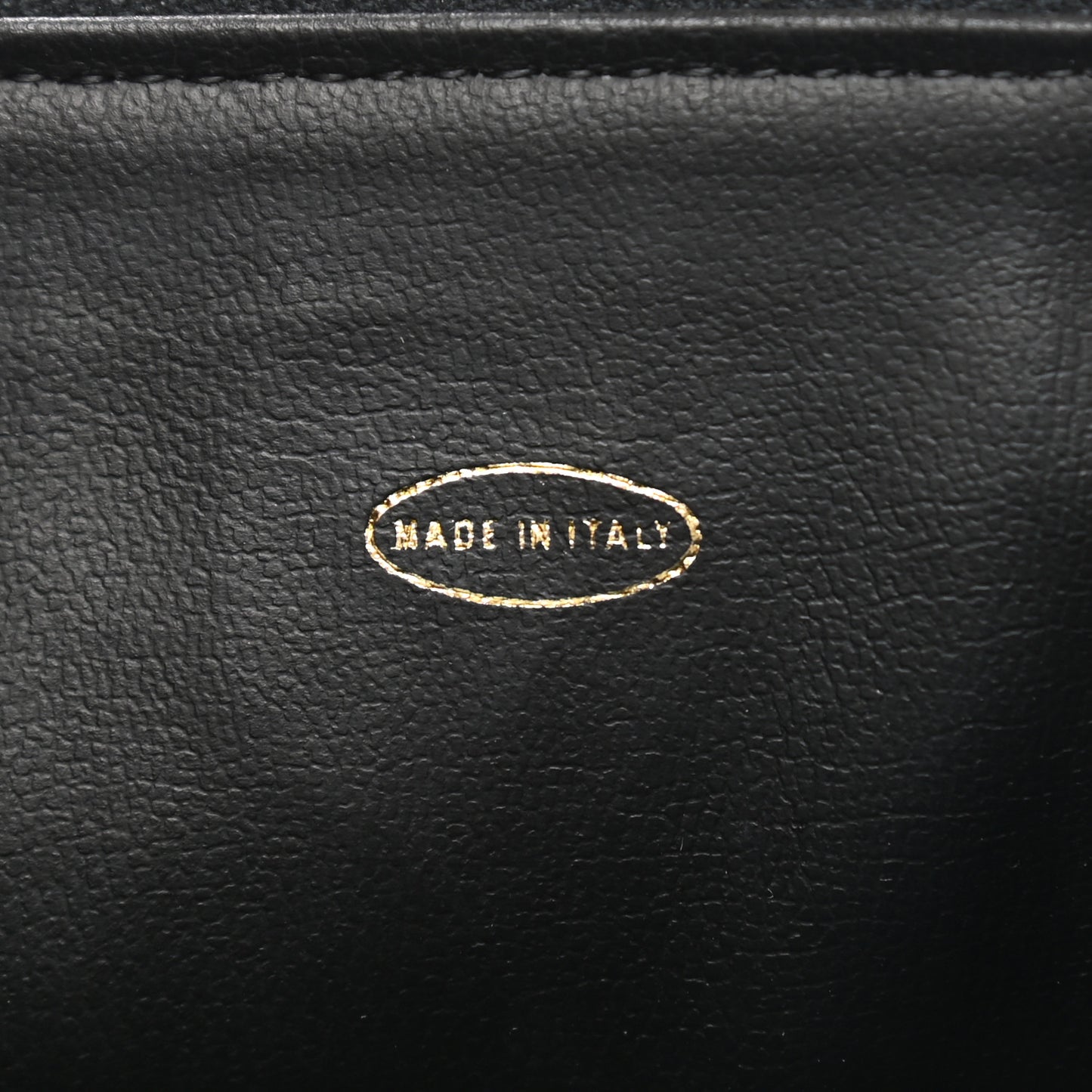 Lambskin Vanity Cosmetic Bag Black
