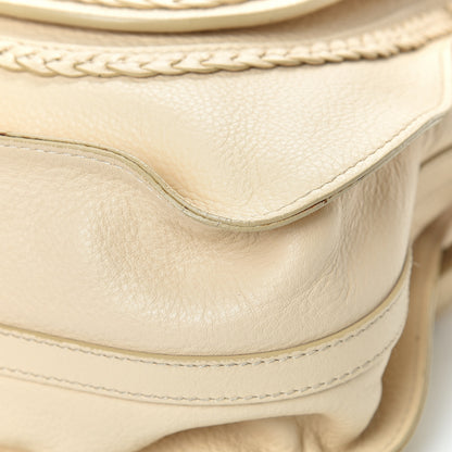 Chloe Calfskin Braided Medium Marcie Satchel Natural 9 of 16