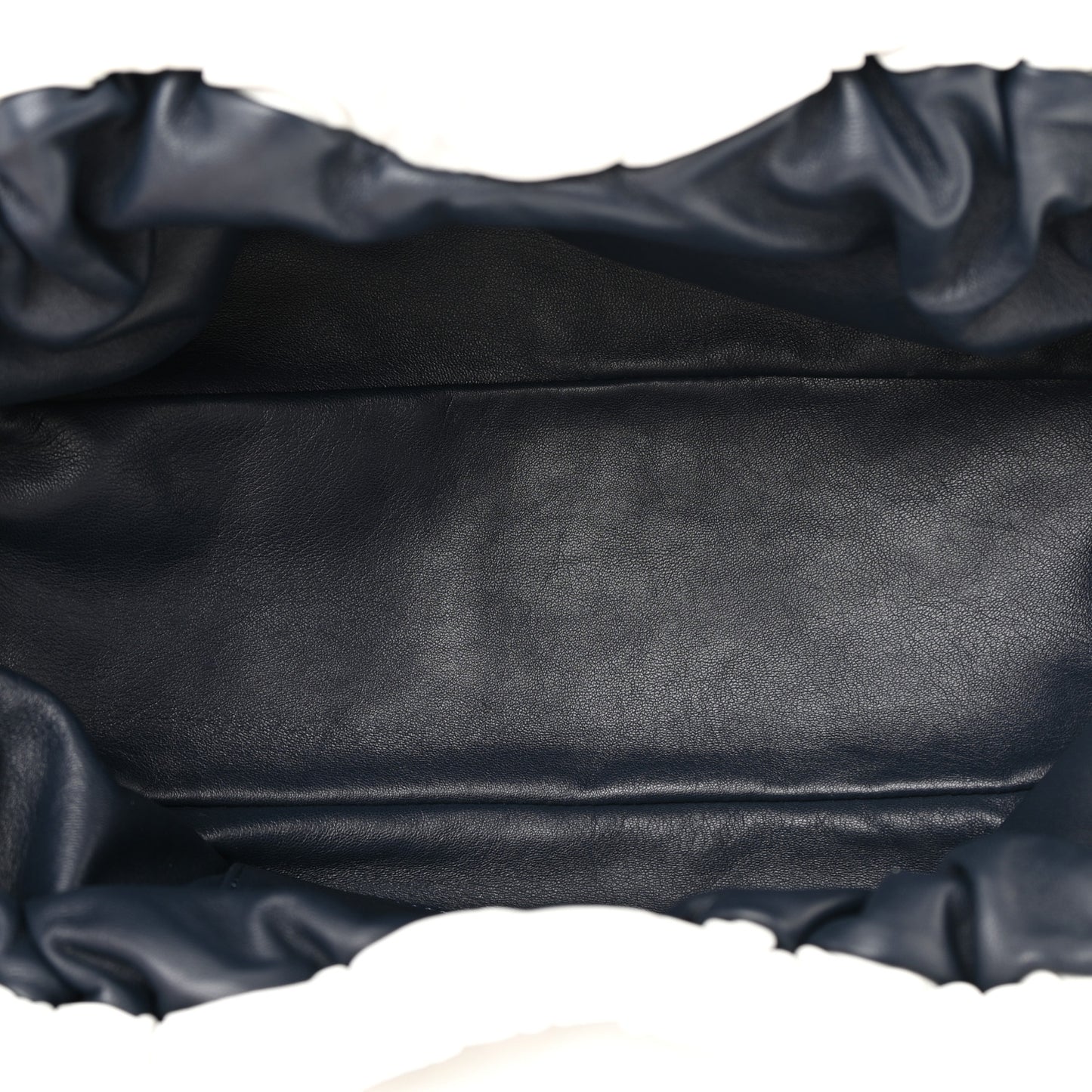 Lambskin Cloud Clutch White