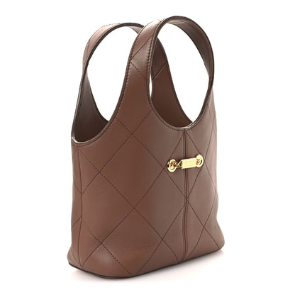 Chanel Calfskin Quilted Daily Trendy Shopping Bag Brown 3 of 11
