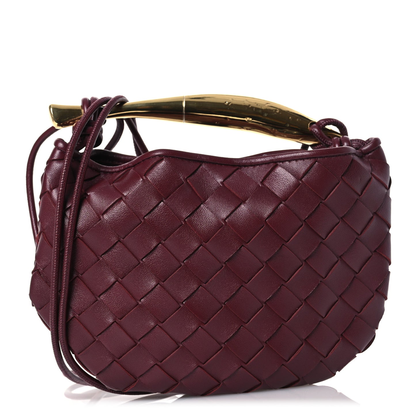 Nappa Intrecciato Mini Sardine Bag Barolo