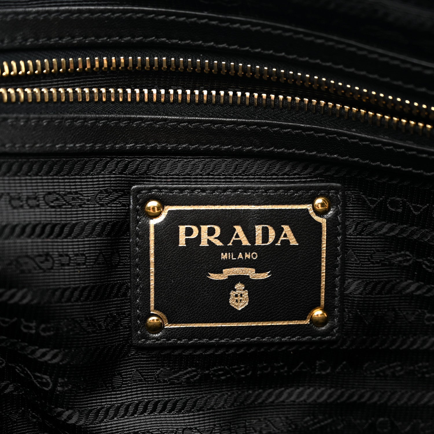 Prada Tessuto Nylon Gaufre Tote Black 6 of 15