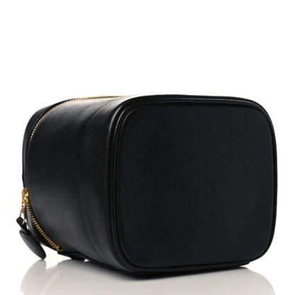 Chanel Caviar Vanity Cosmetic Case Black 4 of 9
