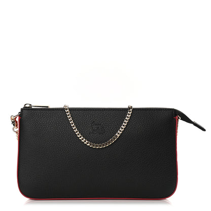 Christian Louboutin Calfskin Loubila Chain Clutch Black 1 of 9