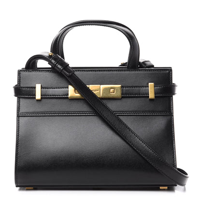 Saint Laurent Smooth Calfskin Manhattan Nano Shopper Tote Black 1 of 9