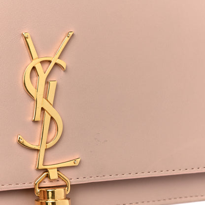 Saint Laurent Smooth Calfskin Classic Monogram Kate Tassel Chain Wallet Pale Pink 12 of 19