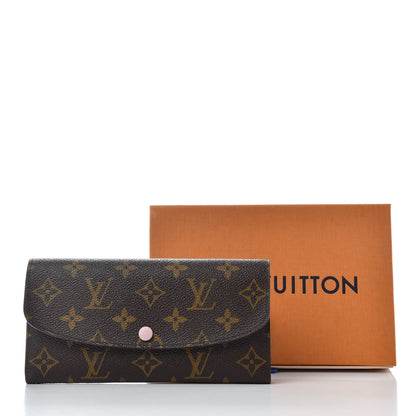 Louis Vuitton Monogram Emilie Wallet Rose Ballerine 7 of 7