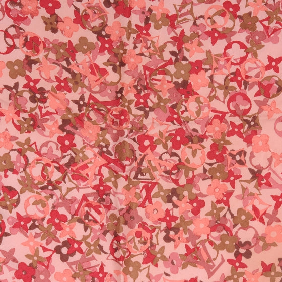 Louis Vuitton Silk Monogram Arty Square Scarf Pale Pink 1 of 5