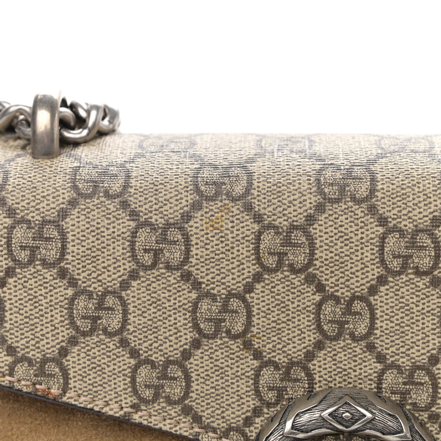 GG Supreme Monogram Mini Dionysus Shoulder Bag Taupe