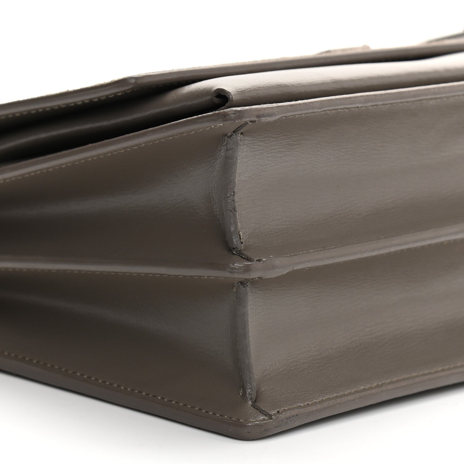 Saint Laurent Suede Calfskin Medium Monogram Sunset Taupe 8 of 10
