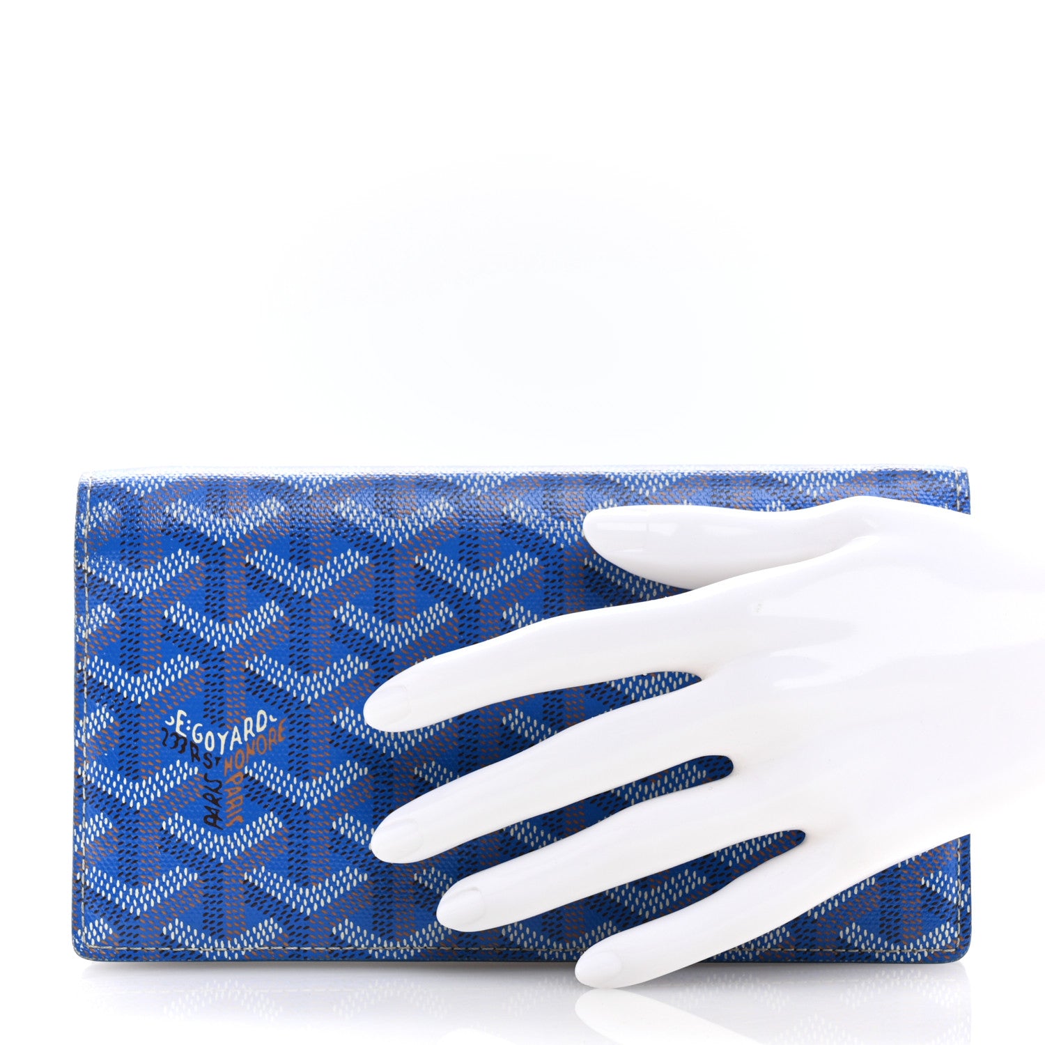 Goyard Goyardine Richelieu Wallet Sky Blue 2 of 10