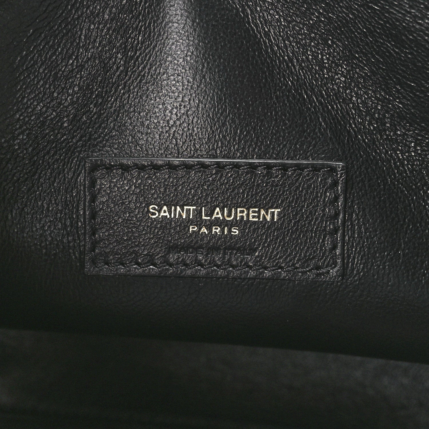 Saint Laurent Calfskin Crocodile Embossed Paris Mini Toy Shopper Tote Black 6 of 13