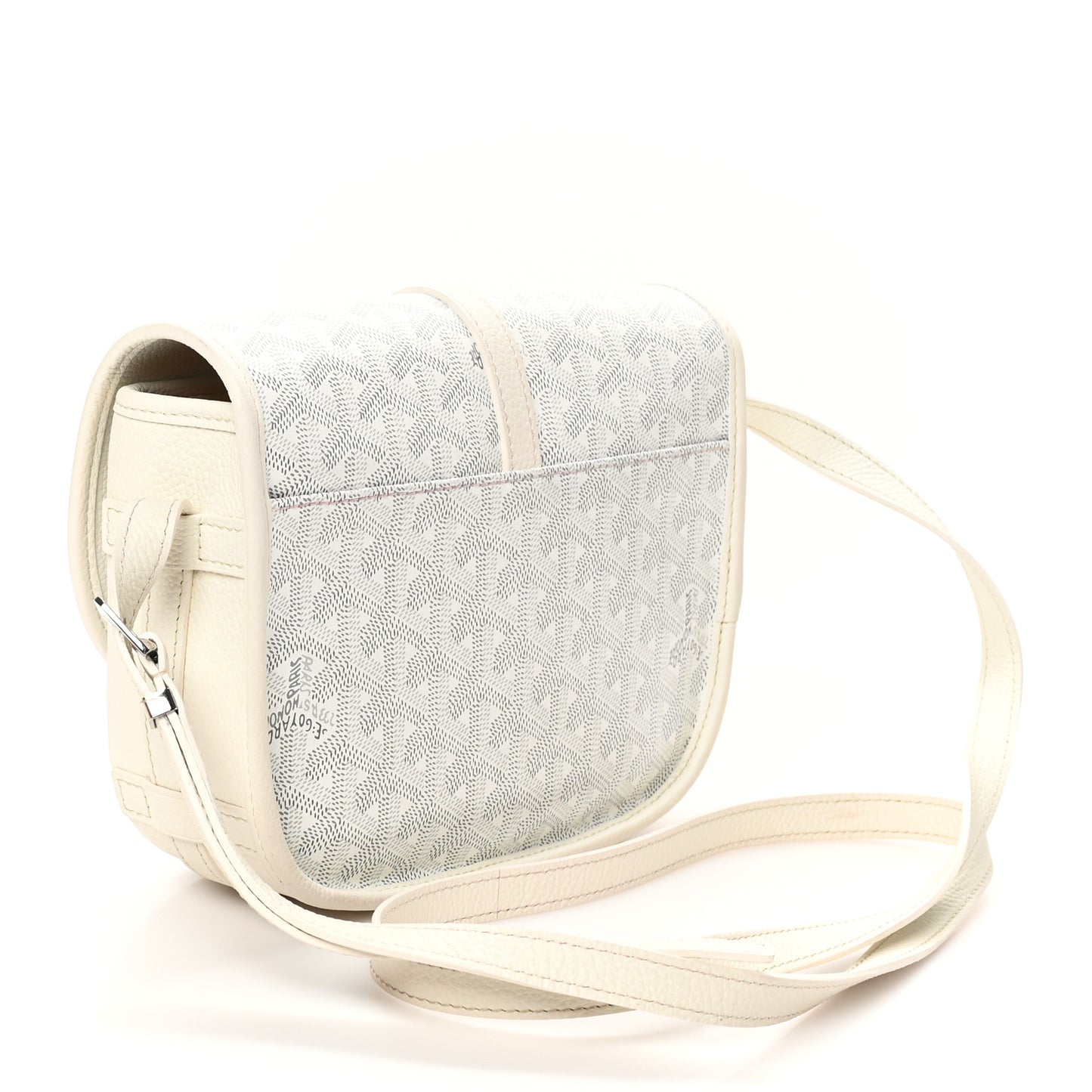 Goyardine Belvedere II PM Messenger Bag White